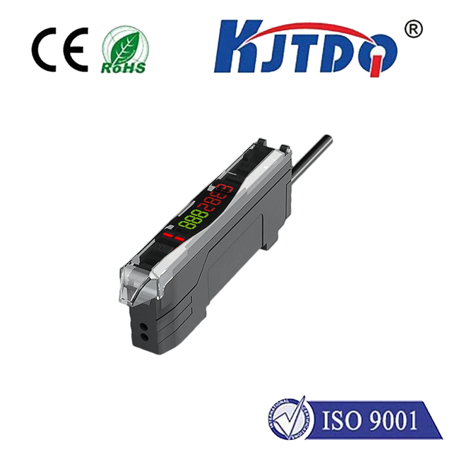 KJT-FDQ-V21 NPN PNP Photoelectric Sensors Fiber Optic Amplifier