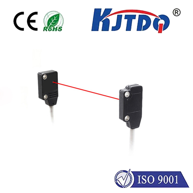 KJT-FQ micro photoelectric switch Sn 150mm IP67 NPN PNP Through Beam Reflection Photoelectric Proximity Switch 