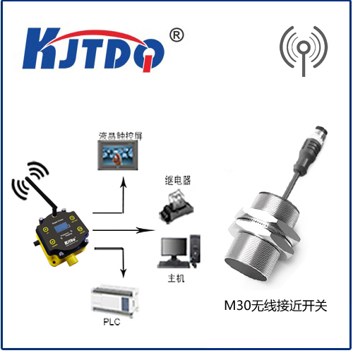 KJT-M30 Connector 4pin Wireless Sensor Proximity Sensor Switch