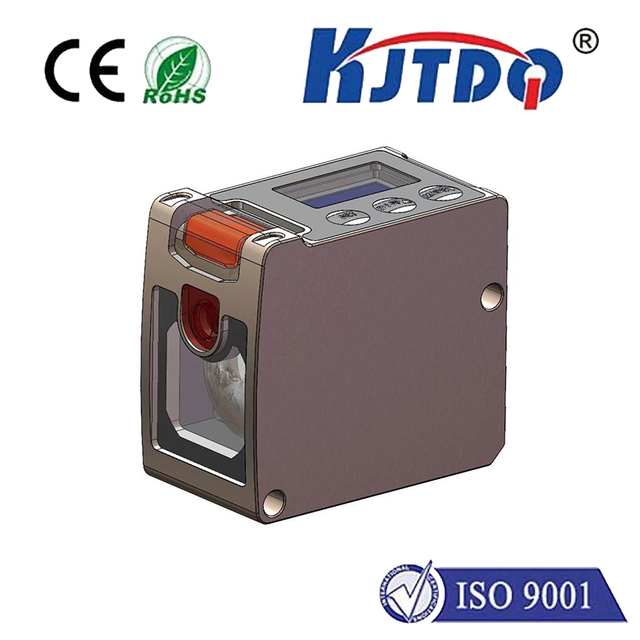 KJT Built-in Amplifier Long Range 0.5-2M TOF Laser Distance Photoelectric Sensor 