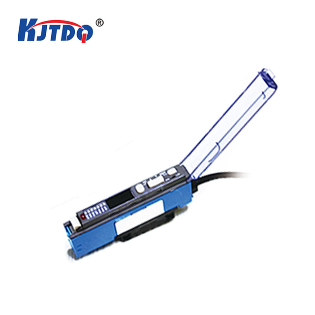 KJT-A4R High Precision NPN PNP high temperature single digital display optical fiber amplifier