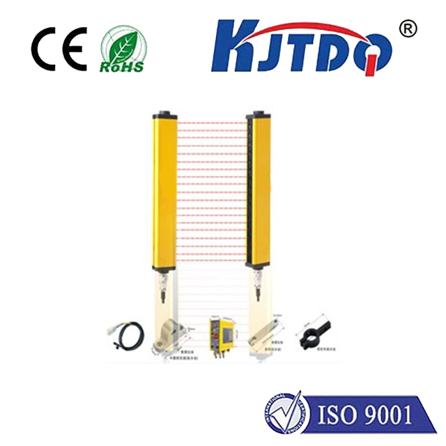 KJT TBH Axis Distance 20mm/40MM Photoelectric Measuring Safety Light Curtain 