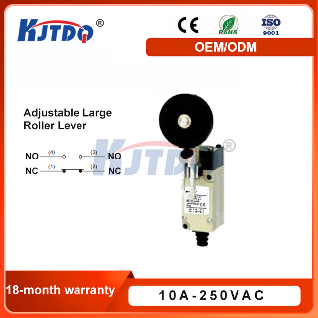 KA-3289 Waterproof Double Circuit Type Adjustable Large Roller Lever Limit Switch 
