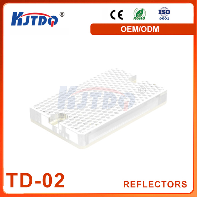 KJT TD Series IP67 High Quality Square Circular Shape Type Photoelectric Reflector