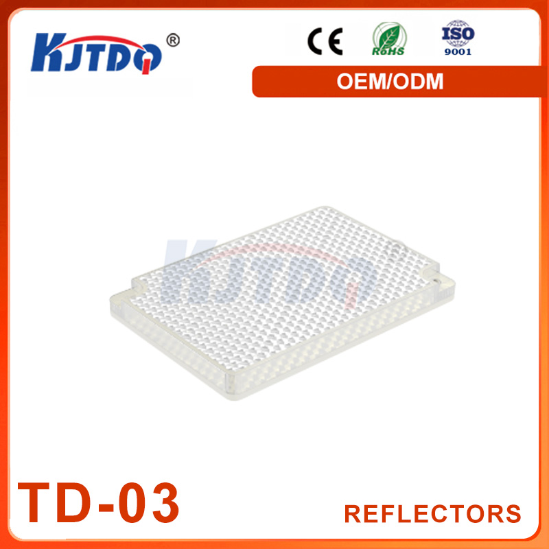 KJT TD Series IP67 High Quality Square Circular Shape Type Photoelectric Reflector