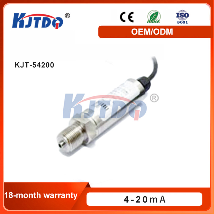 KJT-54200 Oil-proof IP65 12V 3 Wire 0-5V 4-20mA High Precision Pressure Sensor