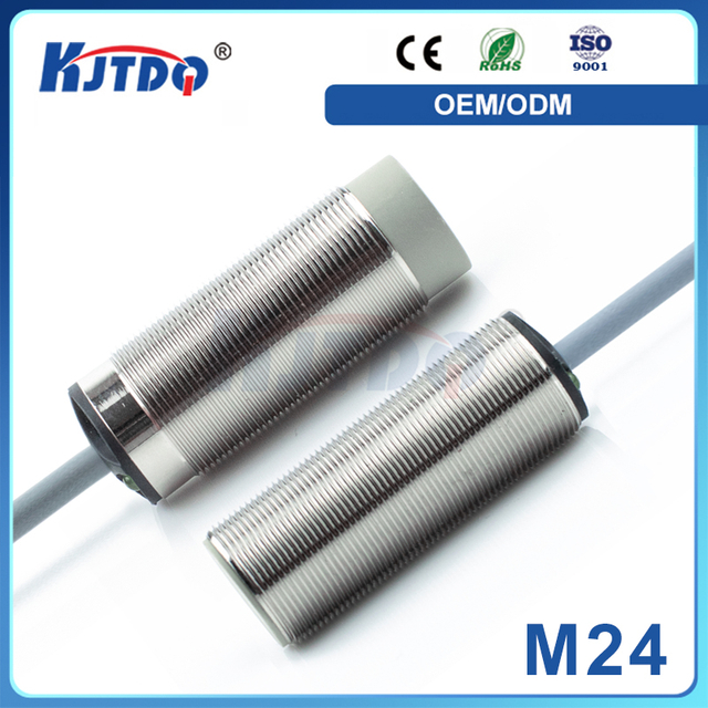 M24 Non-shielded High Precision Sn 10/20/25mm PNP NPN Inductive Proximity Sensor Switch 36V 12V 24V 