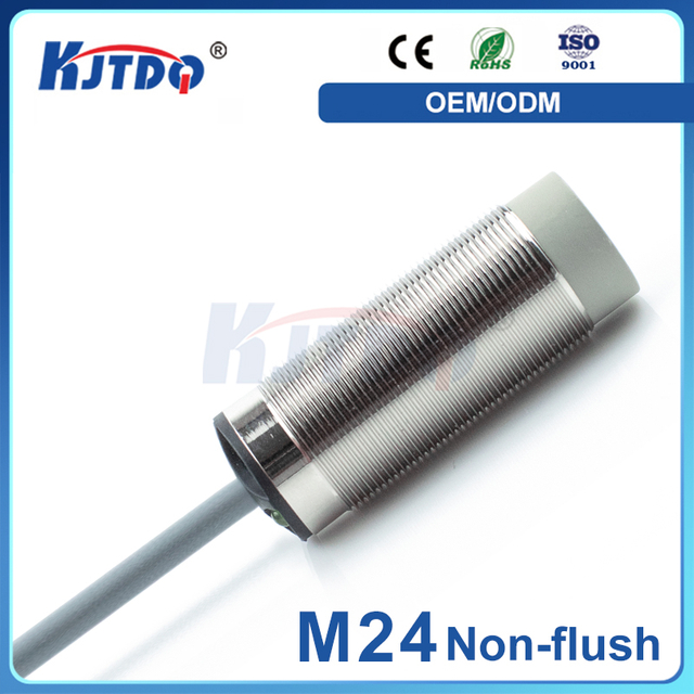 M24 Non-Flush PNP NPN Sn 10mm 20mm 36V 12V Inductive Proximity Sensor Switch