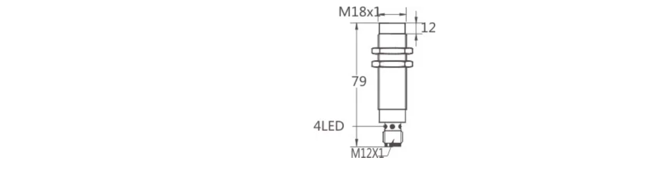 全金属M18尺寸图，非齐