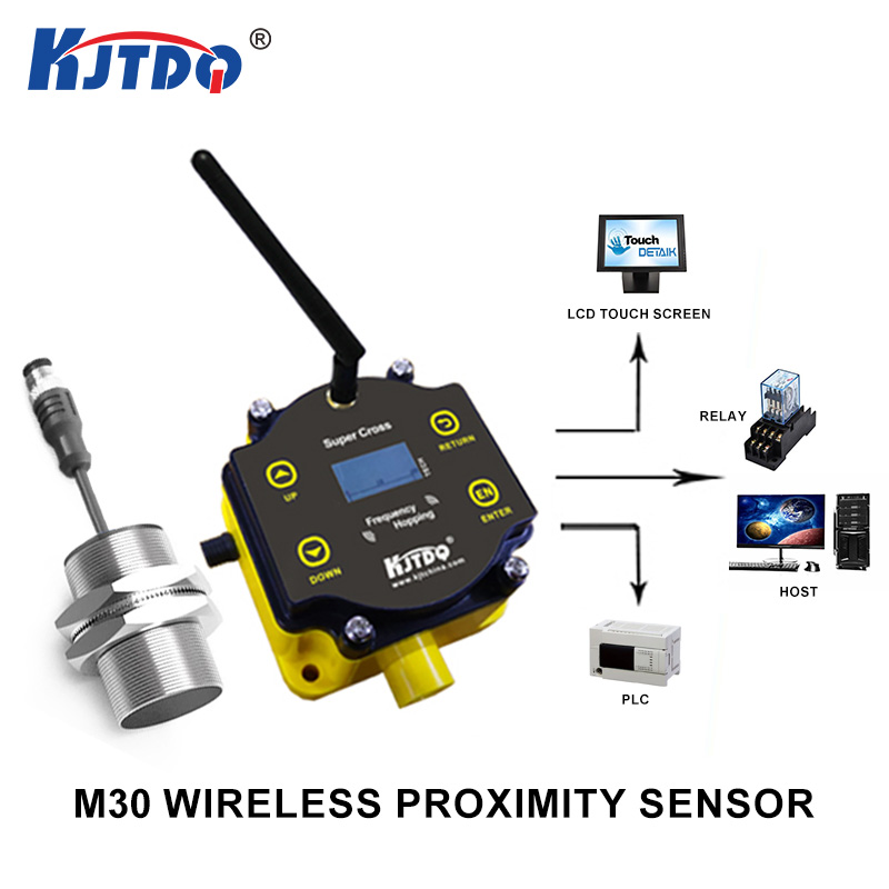 KJT M30 NPN PNP NO NC Sn 10/15mm DC24V AC220V Wireless Proximity Sensor Switch