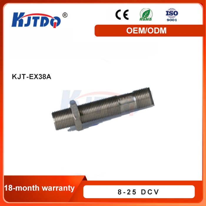 KJT_EX38A Hall Effect Speed Sensor Shakeproof Thread -40℃ 25V IP68 Stainless Steel