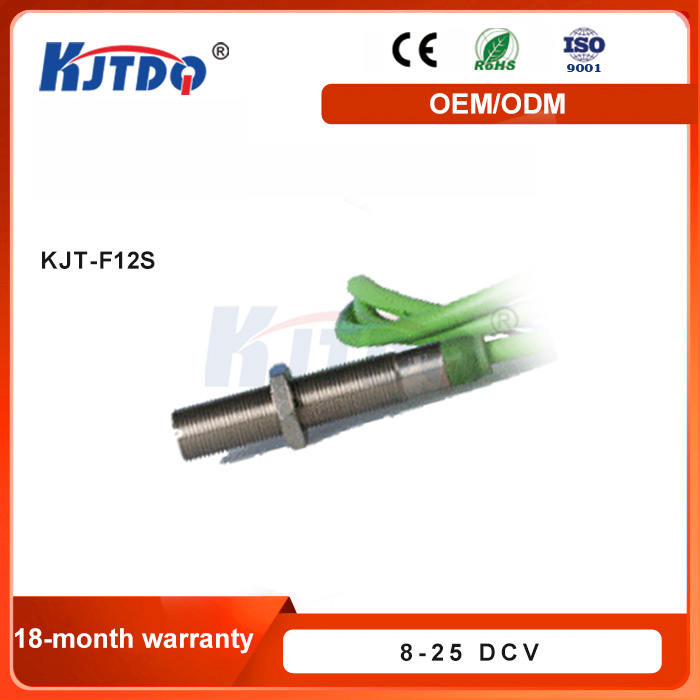 KJT_F12S Hall Effect Speed Sensor 25V Thread IP67 NPN High Accuracy