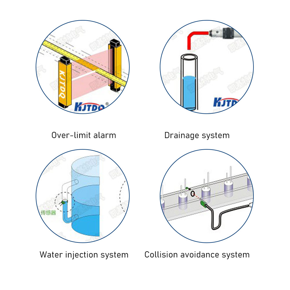 KJT High Precision Laser ranging sensor Manufacturer NPN PNP NO NC 