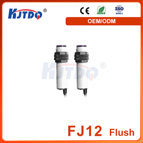 FJ12 NPN PNP Sn 4m IP67 Through Beam Reflection Photoelectric Proximity Sensor