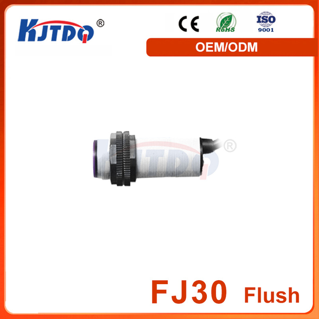 FJ30 IP67 Diffuse Reflection Photoelectric Proximity Sensor NPN PNP 