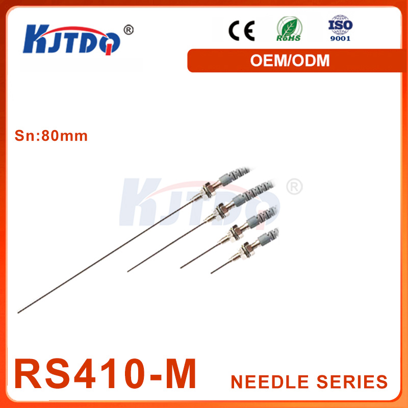 M4 RS410 High Quality IP65 Waterproof Sn 80mm Optical Fiber Sensor Probe