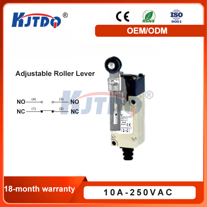 KA-3209 Schmersal Double Circuit Type 10A 250VAC Adjustable Roller Lever Limit Switch