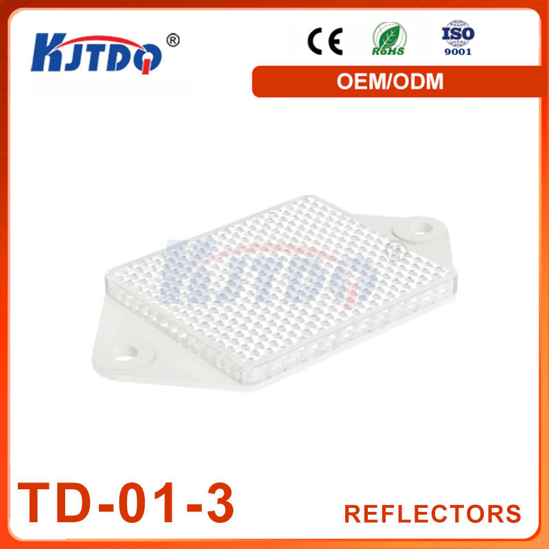 KJT TD Series IP67 High Quality Square Circular Shape Type Photoelectric Reflector