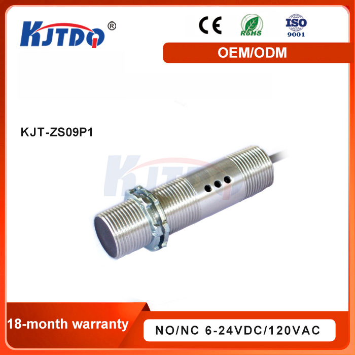 KJT_ZS09P1-DF High Precision Hall Effect Speed Sensor 24V Cylindrical For Transmission