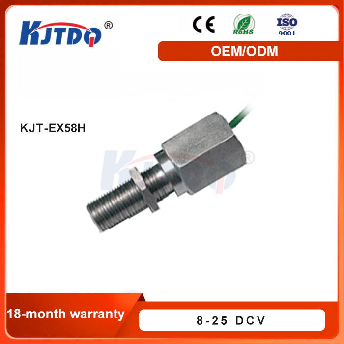 KJT_EX58H Hall Effect Speed Sensor 125℃ IP68 Waterproof Thread Anti-Jamming 