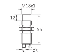 M18 Non-Flush High Precision NPN PNP NO NC Sn 5mm 10mm Inductive Proximity Sensor