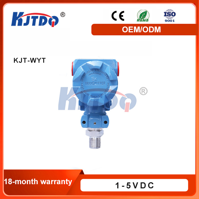 KJT-WYT High Quality Waterproof Oil-proof IP65 4-20mA Explosion-proof Pressure Transmitter