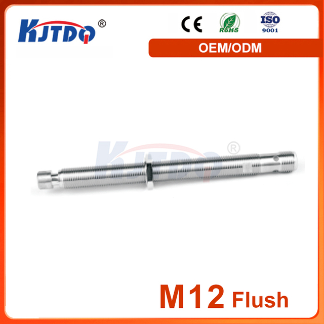 KJT M12 56mm PNP NPN NO NC High Pressure Inductive Proximity Sensor With Connector