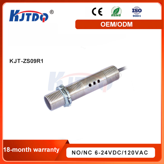 KJT_ ZS09R1-DM High Precision Thread Hall Effect Speed Sensor 12V Magnetic 