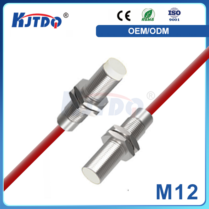 M12 IP67 NPN PNP 2 Wire Sn 2mm 4mm 120℃ Shielded High Temperature Inductive Proximity Sensor 110v 220v