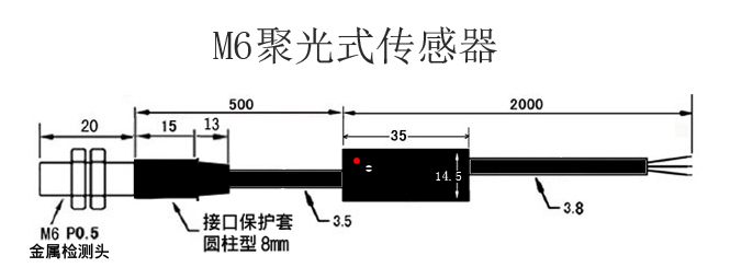 KJT M6 IP67 NPN PNP Sn 50m Through Beam Reflection Laser Sensor 