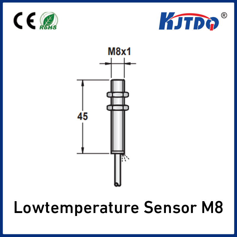 KJT M8 Thread Low Temperature Inductive Proximity Sensor switch