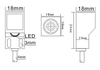 Y18B AC 2 Wire Sn 4mm NO NC IP67 Square Inductive Proximity Sensor 