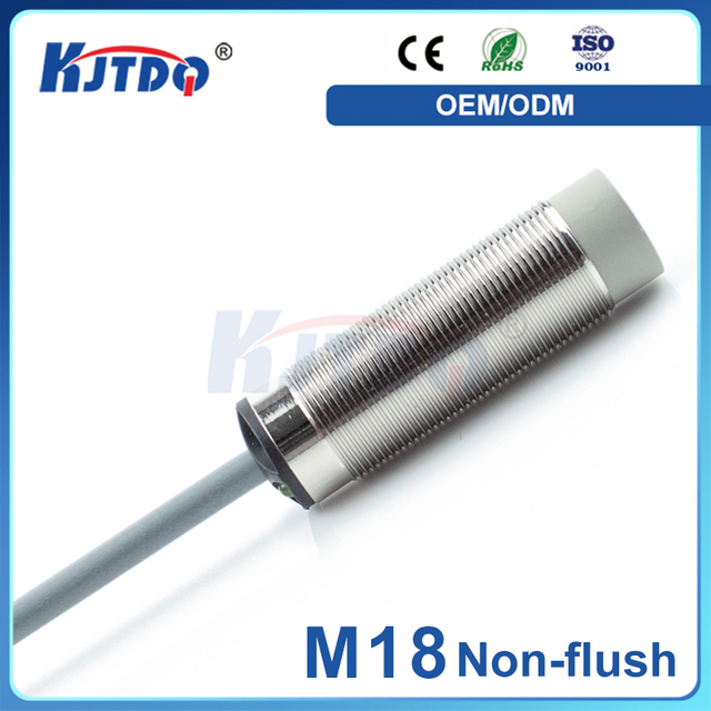 M18 AC 2 Wire 3 Wire 110/90V NO Sn8/16mm Unshielded Inductive Proximity Sensor