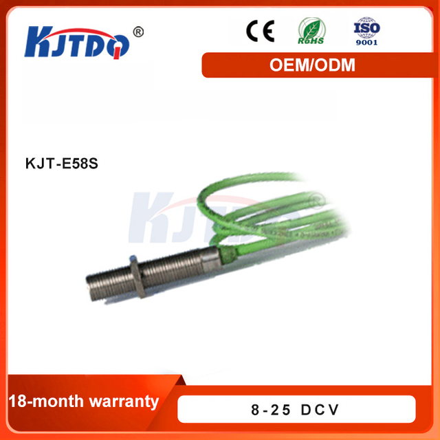 KJT_E58S Hall Effect Speed Sensor Thread -40℃ 25V High Reliability With CE