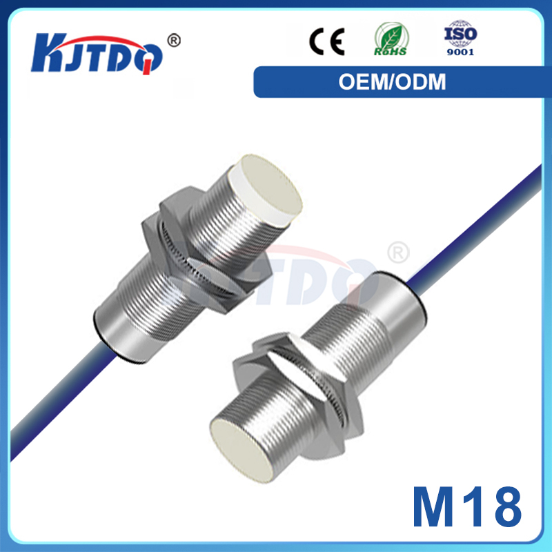 M18 3 Wires 2 Wire PNP Sn 5/10/12.5mm 12V 24vDC Non-Flushed Low Temperature Inductive Proximity Sensor NO NC