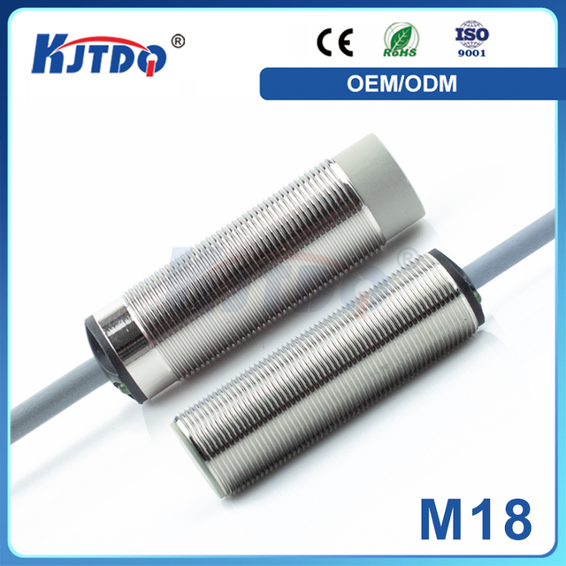 KJT M18 Waterproof Long Range Sn 5/8mm Inductive Proximity Sensor NPN PNP 