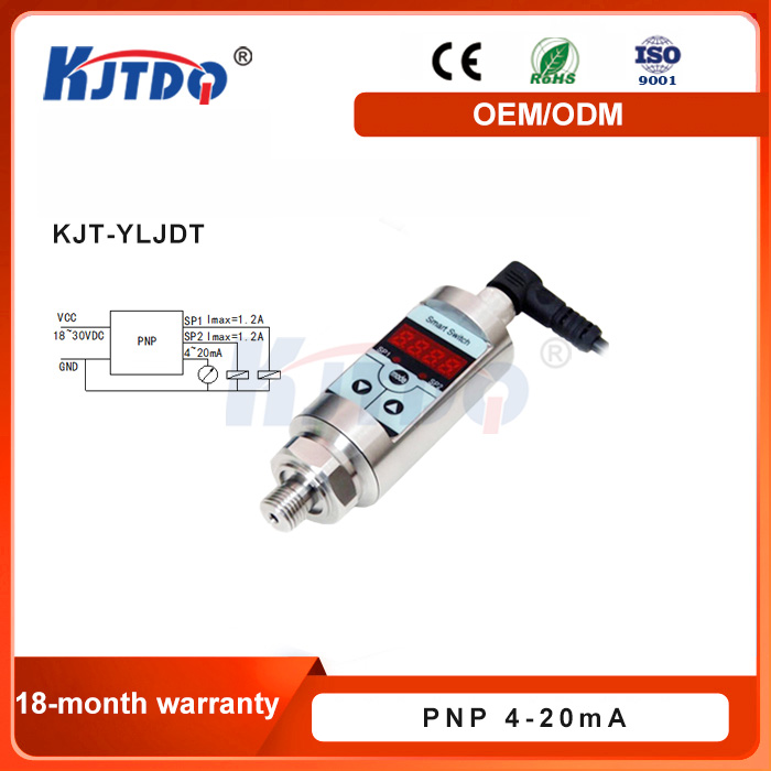 KJT-YLJDT High Quality Waterproof IP65 Digital Display Electronic Pressure Relay