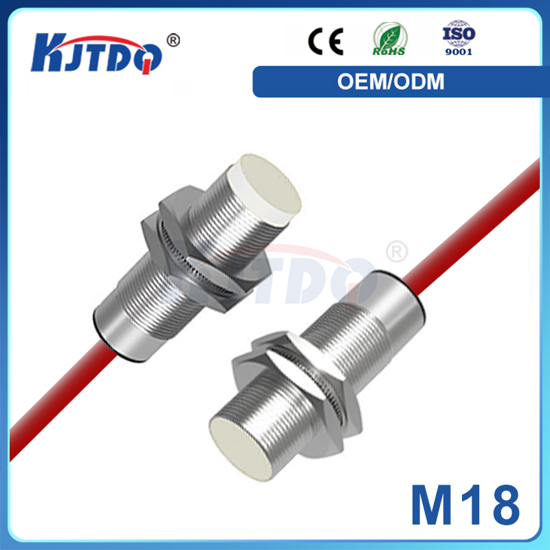 M18 IP67 2 Wire Sn 5mm 10mm Shielded 120℃ High Temperature Inductive Proximity Sensor 