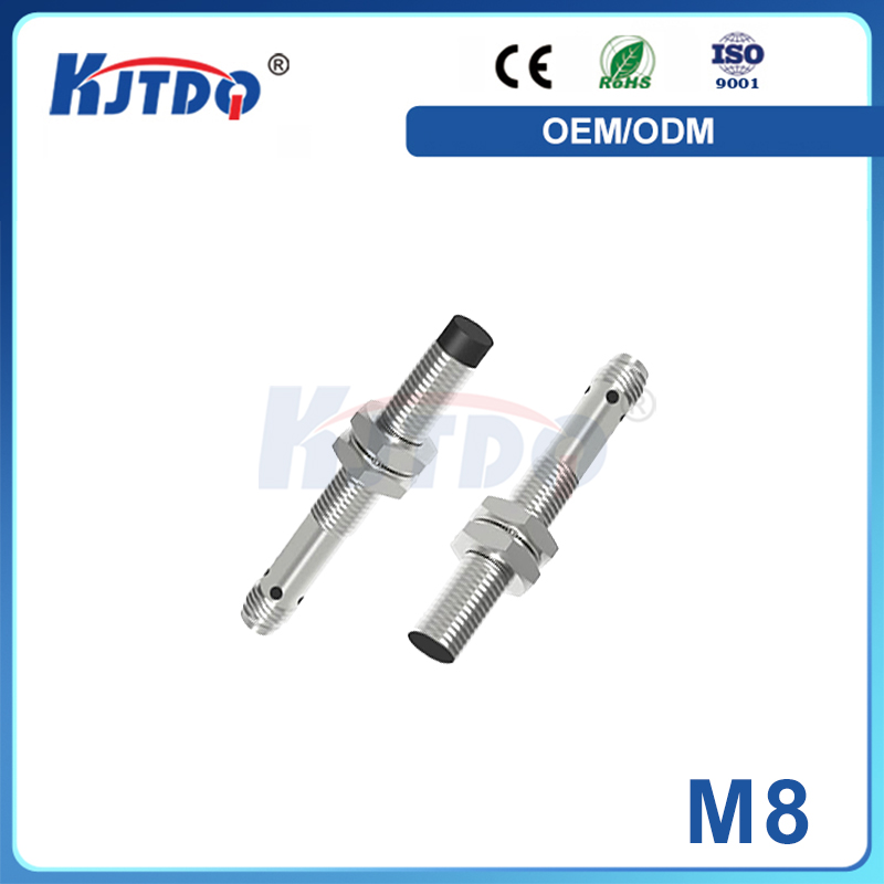 M8 Universal IP67 Non-flushed 3 Wire 2 Wire NPN PNP Sn 2/4/5mm Plug Inductive Proximity Sensor Switch with CE