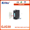 KJT GJG50 NPN PNP NO Retro Reflective Reflection Laser Sensor Sn 0.5m IP67 ABS 