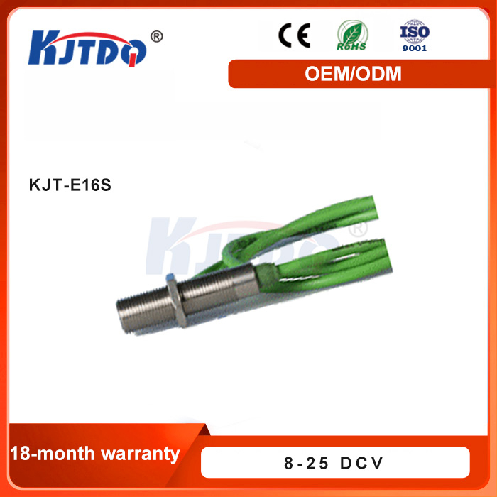 KJT_E16S Hall Effect Speed Sensor Thread 25V Industrial Stainless Steel