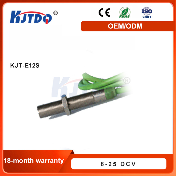 KJT_E12S Thread Hall Effect Speed Sensor 25V High Precision With CE 