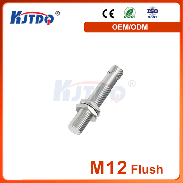 M12 2 Wire NO NC 120℃ Sn 5mm IP67 Shockproof Shielded Plug High Temperature Proximity Sensor with CE