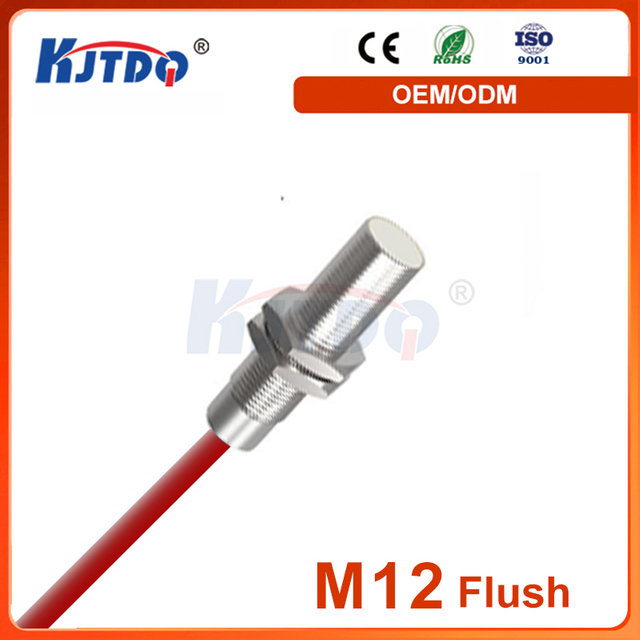M12 IP67 NPN PNP 2 Wire Sn 2mm 4mm 120℃ Shielded High Temperature Inductive Proximity Sensor 110v 220v