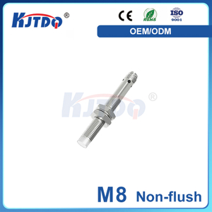 M8 3 Wire PNP NPN 120℃ Sn 2mm 4mm Explosion Proof Unshielded High Temperature Inductive Proximity Sensor 