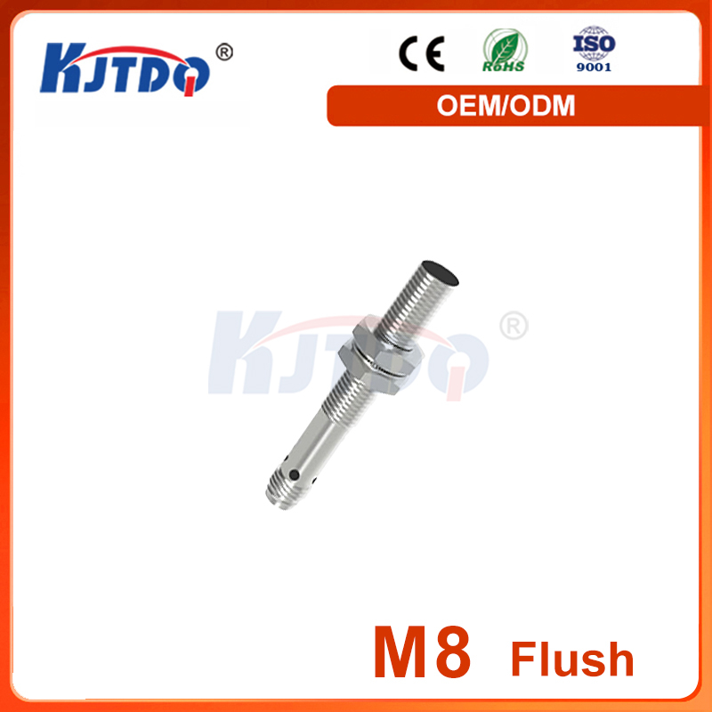 M8 Universal IP67 Non-flushed 3 Wire 2 Wire NPN PNP Sn 2/4/5mm Plug Inductive Proximity Sensor Switch with CE