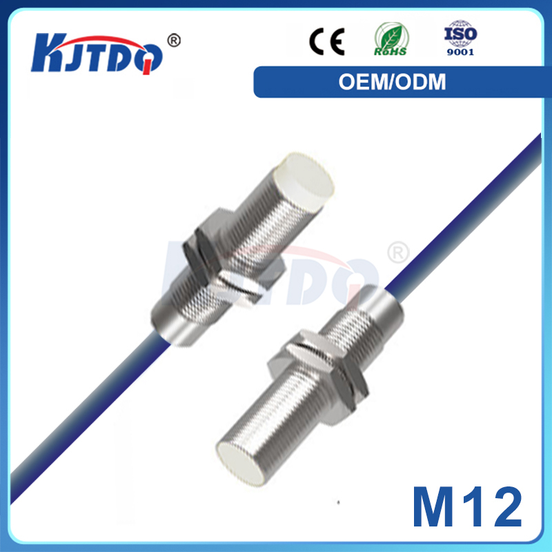 M12 3 Wires NPN PNP Sn 4mm 24VDC Non-Shielded Low Temperature Inductive Proximity Sensor 