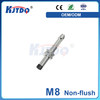 M8 2 Wire AC DC 150℃ Sn 1mm 2mm Shielded 150℃ High Temperature Inductive Proximity Sensor 